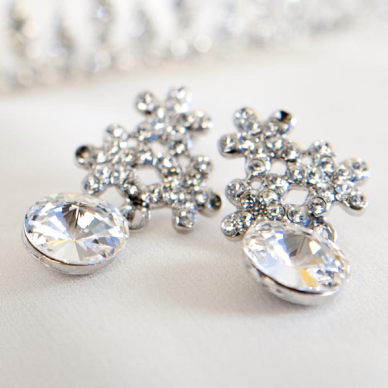 비오에스 천연 다이아 귀걸이